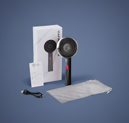 NeuroHair Brush™ – Peigne Massant Intelligent à Vibration & Lumière Rouge